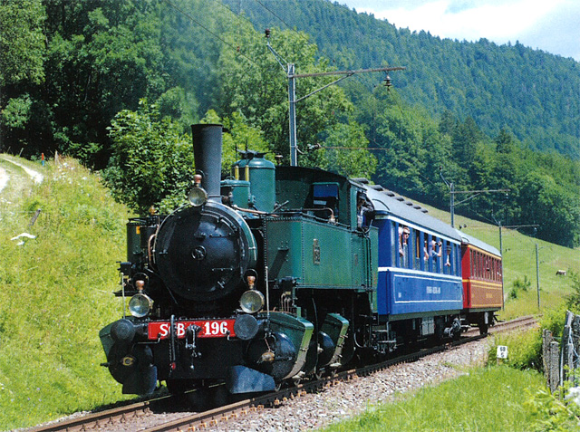 [Dampfzug nach La Chaux-de-Fonds]