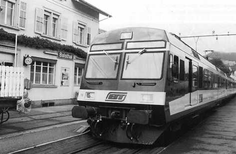 [Pendelzug der Bodensee-Toggenburg-Bahn]